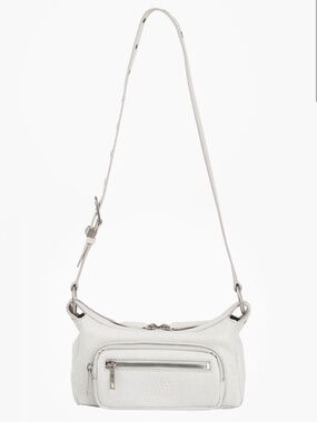 Margesherwood Outpocket Mini Hobo Off White (cracked)